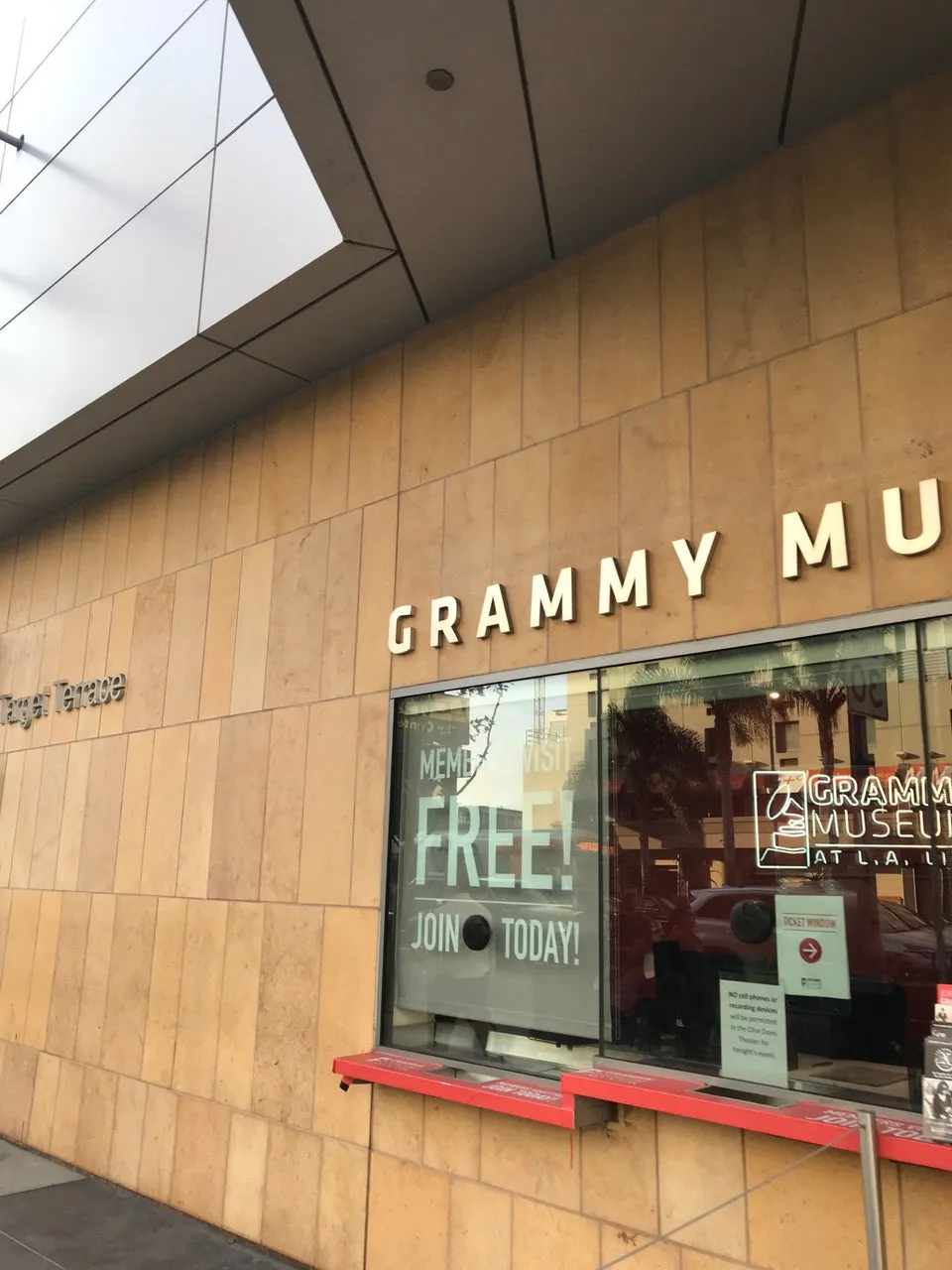 Grammy Museum  (Closed Temporarily)