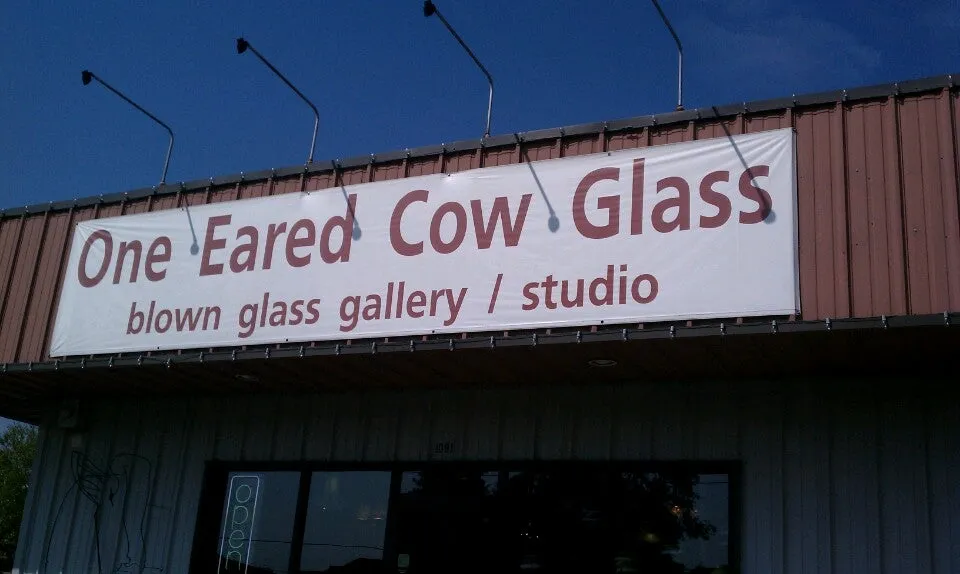 One Eared Cow Glass
