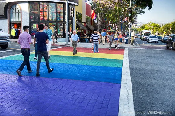 WeHo Rainbow Crosswalk