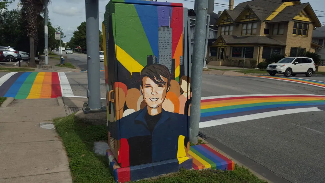 Houston Rainbow Crosswalk