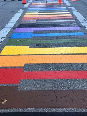 Milwaukee Rainbow Crosswalk