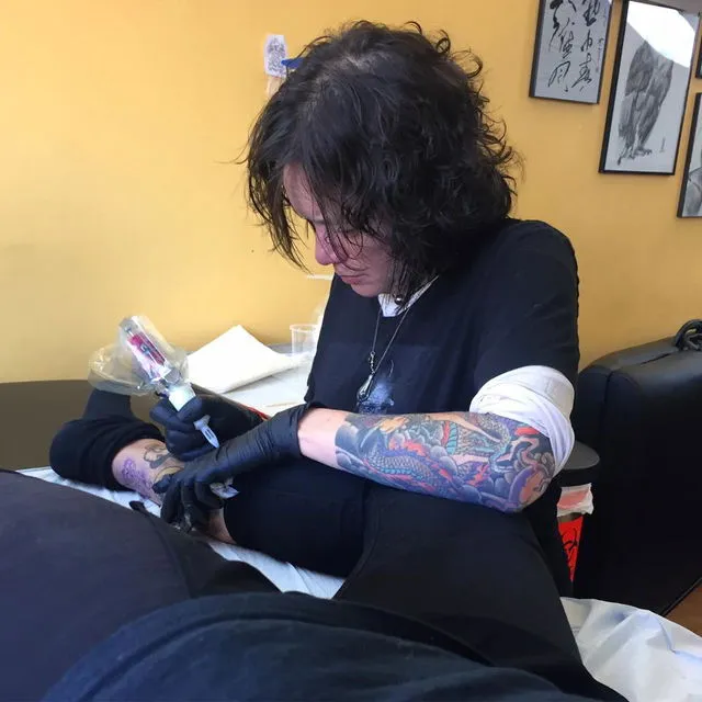 Diving Swallow Tattoo